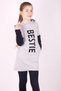 Girl's Bestie Printed Hooded Dress