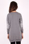 Girl's Printed Dress with Two Hidden Pockets on the Sides - 3