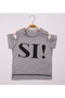 Girl's Si Printed Striped T-Shirt