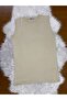 Women's Round Neck Sleeveless Viscose Badi Tank Top Cream - 2