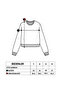 Girls' Sweatshirt with Ruffle Detail and Embroidery - 2