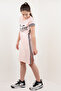Girl's Printed Stripe Detailed Dress - 2