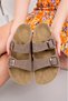 Polomia Maria Flexible Double Buckle Comfort Comfortable Women's Daily Slippers - 5