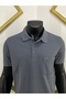 Men's Ercan Classic Polo Neck Pique Woven Pocket Smoked Color T-Shirt 7001 - 3