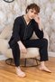 Men's Buttoned High Quality Cotton Pajama Set 16511 - 6