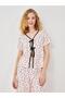 Lcw Dream V-Neck Patterned Women's Pajama Set (S5)