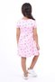 Girl's Crew Neck Full Strawberry Print Dress - 2