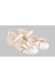 Girl's Anatomical Sole Stone Shiny Patent Leather Butterfly Ballerina Shoes - 3