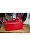 - Plastic Tote Tray - Tidee Tray Red - 3