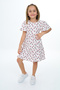 Girl's Full Tulip Printed Dress - 2