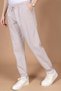 Men's Raw Cloth Comfortable Fit 100% Natural Cotton Elastic Leg Sweatpants Bottom Pants 2045