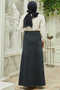 2058-Denim Skirt Indigo - 5