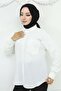 White Linen Shirt - 20153 Model - 5