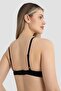 Women's padded underwire bra 3-piece set black white red - 7