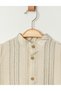 Stylish Patterned Shirt Striped Waist-Adjustable Short-Sleeve Shorts 2-Piece Set for Kids and Baby Clothing Special - 6