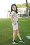 Relaxed Fit Striped Oversize T-Shirt and Stylish Front-Seam Shorts Set - 3