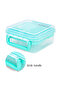3/4/5 Compartment Convertible 1250ml Bento Lunch Box with 150ml Gravy Bowl - Green - 6