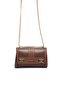 Coffee - Coffee Plain Women's Crossbody Bag Sp1139 - 5