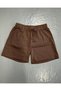 FLEUR WAIST ELASTIC SUS LACE WITH POUCH TRIL TRIL COMBED COTTON SHORTS