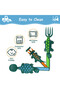 Spoon, Fork & Pusher - Dark Green, Dinosaur, 3Pcs - 4