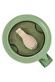 Lunch Box with Folding Spoon - Green - 5