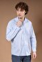 Men's Classic Plain Dakron Long Sleeve Regular Fit Dad Fabric Shirt 8130 - 4