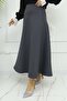Scuba Flared Skirt Anthracite 212 - 3