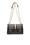 Smoked - Black Monogram Women's Crossbody Bag Sp1139