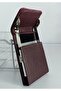Deri Slim Tabaka - bordo - 2