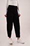 Knitted Crepe Black Trousers - 5