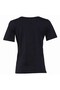 Mimi Women's Black Printed Crew Neck T-Shirt - 4