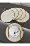 Cream Color Shiny Plaque / American Service 30X30 cm - 4