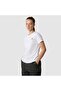Simple Dome Slim Women's White Round Neck T-shirt