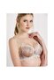 4592 Women's Mink Embroidery Lace Removable Padded Sponge Push-up Bra - 3