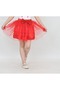 Girl's Elastic Waist Pearl Detailed Bow Tulle Flared Tutu Skirt 23 April 29 October 10 November show - 8