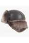 قبعة طيار للجنسين من جلد Ushanka - 3