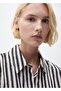 Striped Drapey Shirt - 5