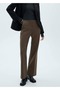 Mid-Waisted Wideleg Pants