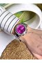 Zircon Stone Detailed Women's Wrist Watch - 4