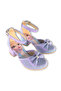 Princess Printed Girls' Bow High-Heeled Evening Shoes - 4