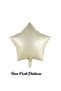 Retro Star Set Foil Balloon Brown Caramel Beige 18" 45 cm 3 Pcs Coffee Tones - 2