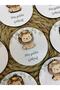 Wooden Baby Magnet with Lion Figure 20 Pieces
