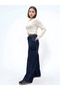 Girls Wide Baggy Fit Wide Leg Cargo Jeans - 8
