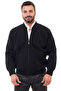 Men's Lined Steel Knit Cardigan Dad Boy Keep Warm Top Quality Pocket Quality Stylish - 4