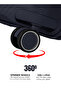 New EDGE Series 3PCS Polypropylene Luggage Set-NAVY - 4