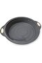 ILB Round Silicone Metal Baking Mould, Non-Stick Food-Grade Cake Pan, Reinforced Steel Frame