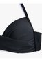 Draped Push up Bikini Top - Halter Neck - 7