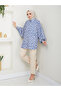 Leopard Print Jessica Shirt Standert Size Long Sleeve 2508 Skas Blue - 4