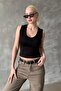Black V-Neck Women's Undershirt Mg2292 - 2