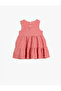Floral Appliqued Floor Detailed A-Line Sling Dress - 2